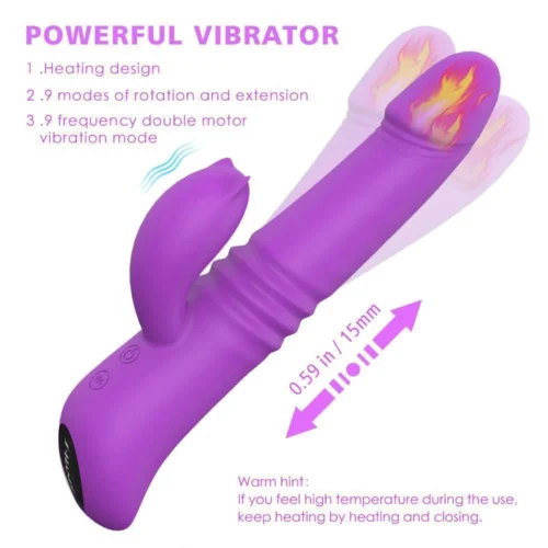 Exótico Heat Master Vibrador Spec Adulto Luxo