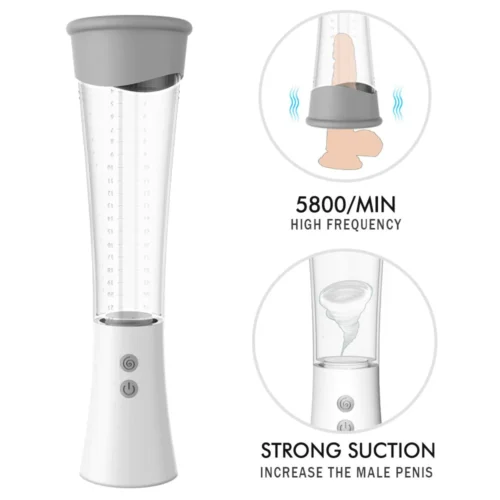 Pro Air Automatic Penis Pump High Frequency Masturbator Adult Luxury 