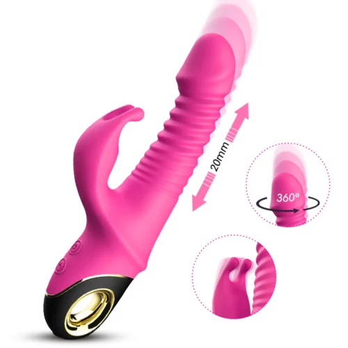 Rabbit thrusting vibrator sex toy for women Adult Luxury