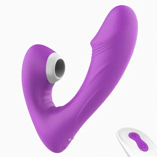 Vibrador Unissex Zephyros (Roxo) com Luxo Adulto Remoto