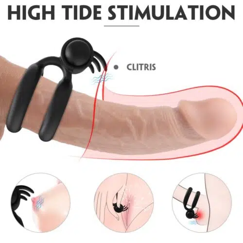 Aim to Please Double Vibrating Cock Ring Adult Luxury