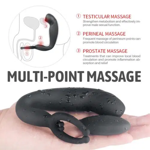 Arouse 3 in 1 Prostate Remote Control Massager Adult Luxury