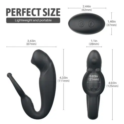 Arouse 3 in 1 Prostate Remote Control Massager Adult Luxury