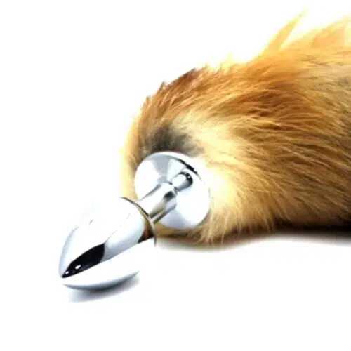 Brown Fox Tail Anal Plug Butt Plug Adult Luxury