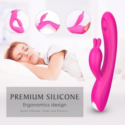 Candy Knocking G-spot Rabbit Vibrator Adult Luxury