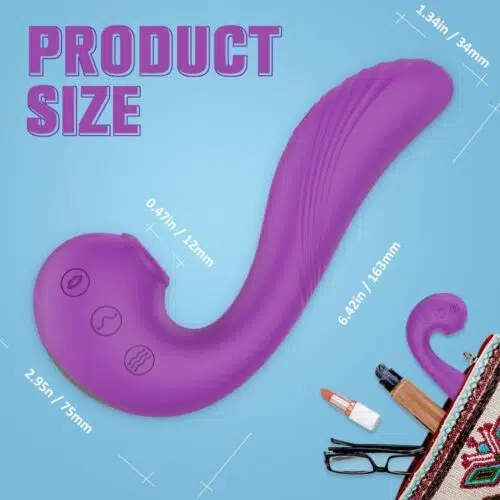 Echo 3 in 1 Clitoral Sucking & Licking Vibrator Adult Luxury