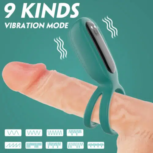 Eco-Vibes Cock Ring 9 configurações diferentes do vibrador Adulto Luxo