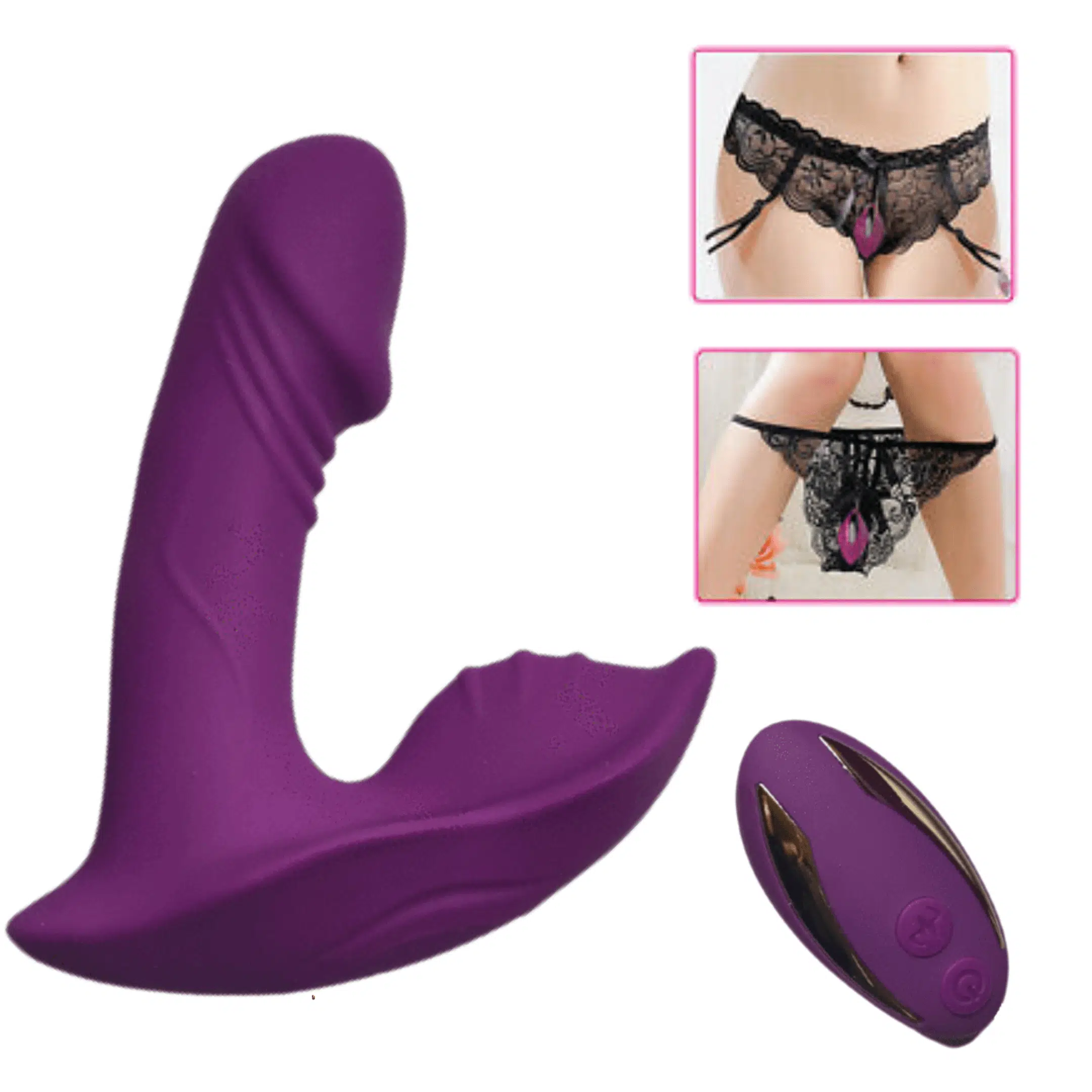 Featured Products Slider Product Image - Exotic Couples Panty Vibrator (Purple)