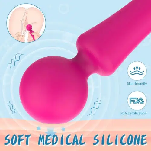 Varinha Fantacy & Massageador Soft Silicone Médico Sex Toys Adulto Luxo