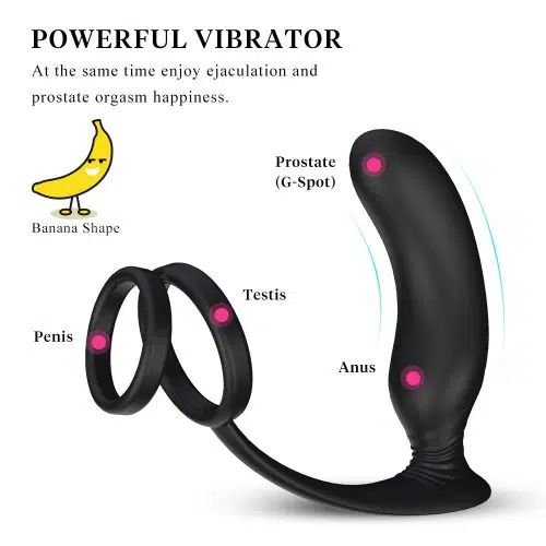 Fantasy 3 in 1 Remote Control Prostate Massager Adult Luxury