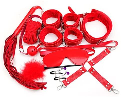 Fantasy Bondage Set (Vermelho) Adulto Luxo