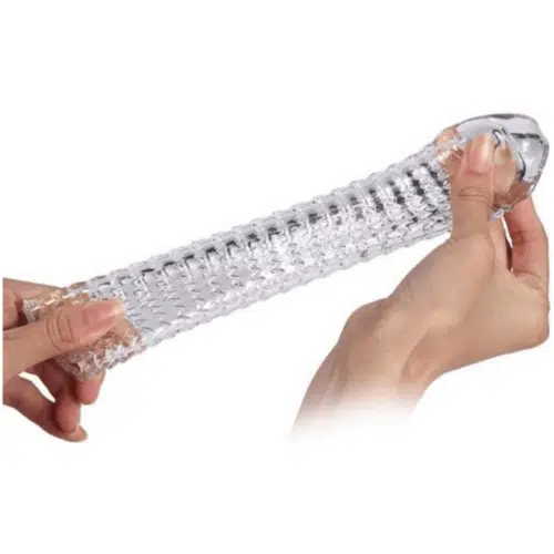 Mega Mighty Extender by 70% Phil Clear Penis Sleeve Adult Luxury