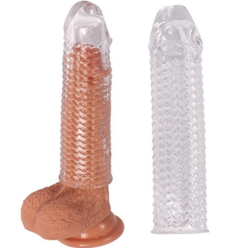 Mega Mighty Extender by 70% Phil Clear Penis Sleeve Adult Luxury