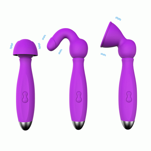 Zelus (Roxo) Vibrador macio e suave Adulto Luxo