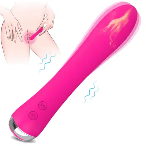 Glamorous Silent Vibrador de Aquecimento (Rosa) Adulto Luxo