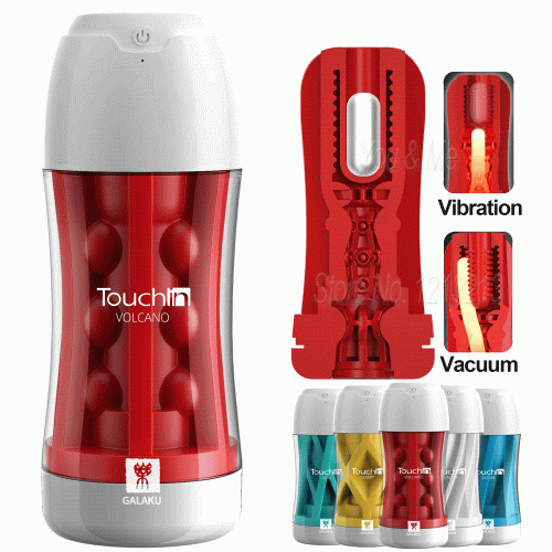 Galaku Touch In Male Masturbator Cup ( Red) Adult Luxury