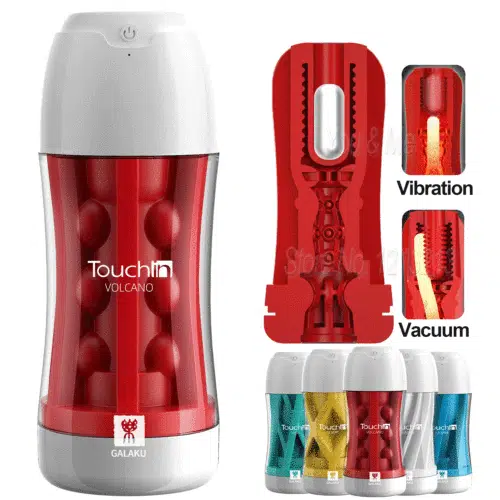 Galaku Touch In Masculino Masturbator Cup (Vermelho) Adulto Luxo