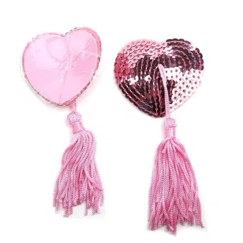 Heart Tassel Nipple Pasties Adult Luxury