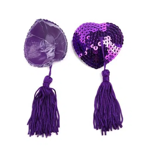 Heart Tassel Nipple Pasties Adult Luxury