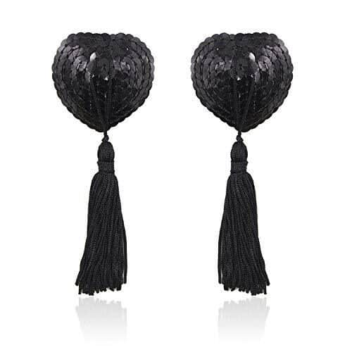 Coração Tassel Nipple Pasties Adulto Luxo