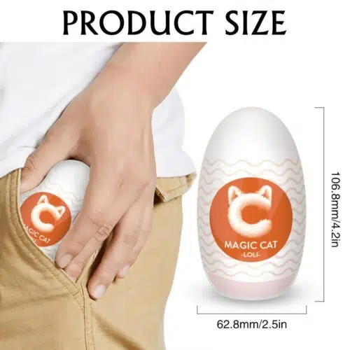 Magic Cat Mastrubator Egg ( 18-24 Year Old Real Feel Vagina) Adult Luxury