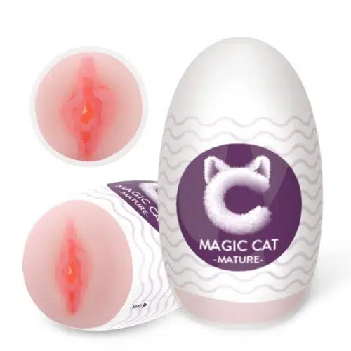 Magic Cat Mastrubator Egg (Maduro) Adulto Luxo