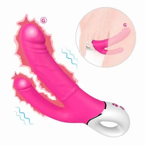 Duplo Magnético Deluxe G-spot, Clitoral e/ou Vibrador Anal Adulto Luxo