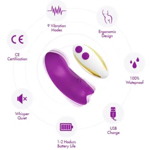 Calcinha Magnetica® Vibrador Adulto Luxo