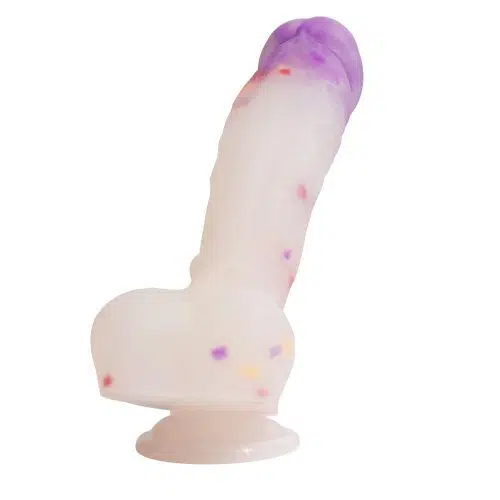 Mighty Magic Purple Dildo (19.5cm x 3.8cm) Adult Luxury