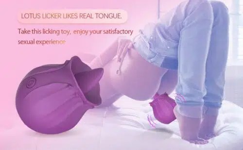 Omnyski Rose Tongue Vibrator Adult Luxury