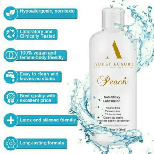 Peach Lubricant Adult Luxury