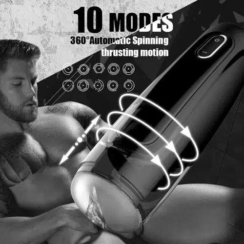 6 in 1 Tropical Storm Thrusting Rotating Vibrating Automatic Masturbator Sex Toy For Men Adult Luxury