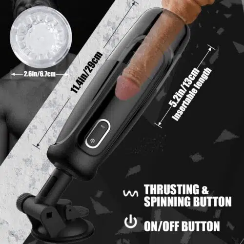 6 in 1 Tropical Storm Thrusting Rotating Vibrating Automatic Masturbator Sex Toy For Men Adult Luxury