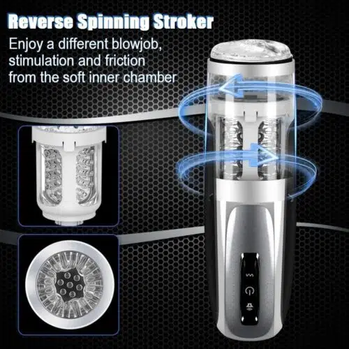 Ace-Pro Auto Reverse Spinner Masturbator For Men Adult Luxury