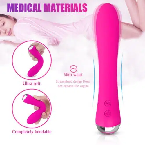 Glamorous Silent Aquecimento Vibrador Adulto Luxo