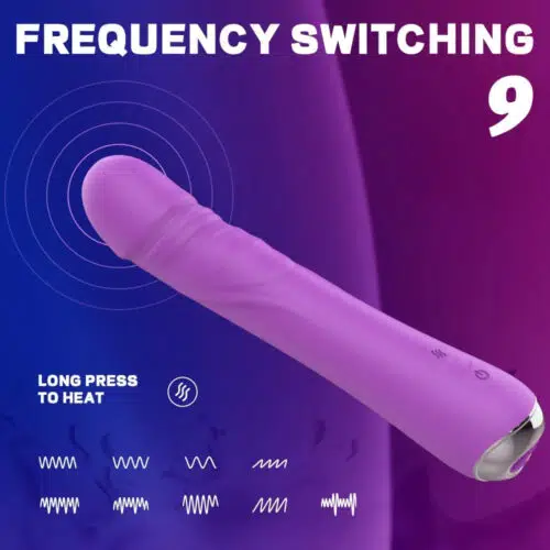 Forever Young Heating G- Spot Vibrator Purple Vibration Modes Adult Luxury