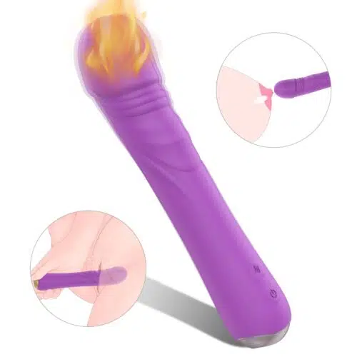 Forever Young Aquecimento G- Spot Vibrador Roxo Características Adulto Luxo