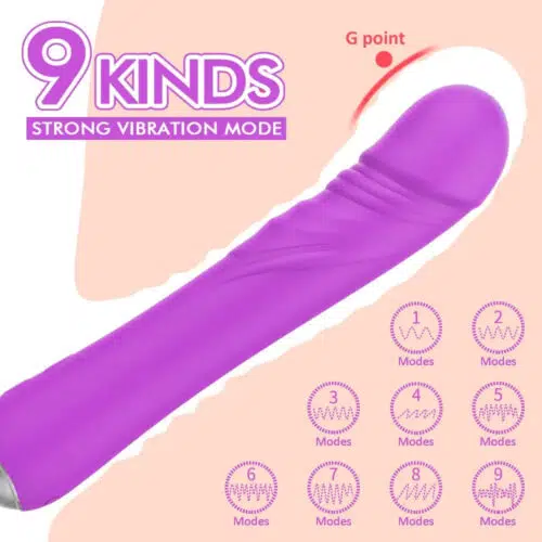 Forever Young Heating G- Spot Vibrator Purple Vibration Modes Adult Luxury