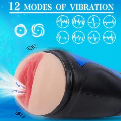 Max-Rapture Bio-Air Vibrating Stimulator: Masturbator Adult Luxury