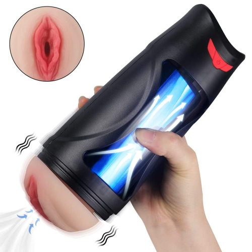 Max-Rapture Bio-Air Estimulador Vibratório: Masturbator Adulto Luxo