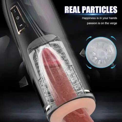 Power Trust Pro : Automatic Thrusting Vibrating Mastrubator Real Feel Adult Luxury