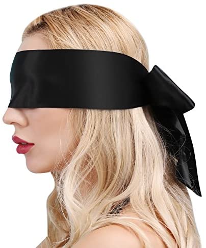 Silk Mask Sexy Clothes ( Black) Adult Luxury