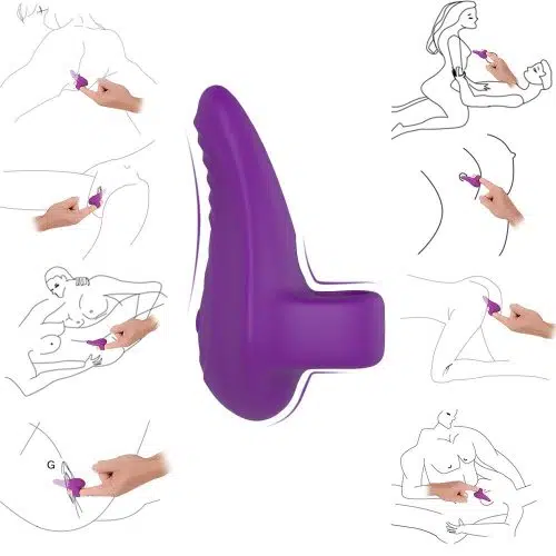 Tantaliser® Finger Vibrator (Purple) Adult Luxury