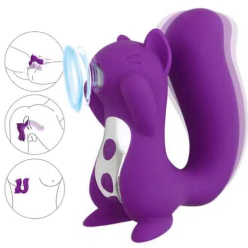 10 Powerful Handheld Squirrels G-Point Vibration Clítoris Personal Suction Waterproof Vacuum Massager, Female Entertainment Toy Adult Luxury