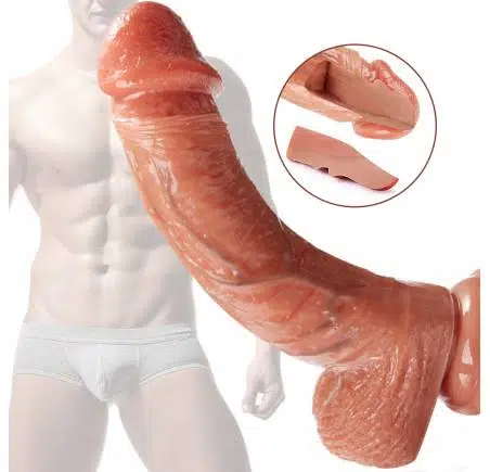 O Galo Real (18 cm x 3,8 cm) Sucção Dildo Adulto Luxo