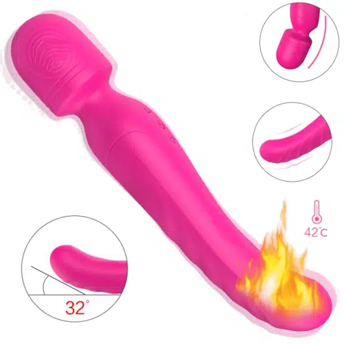 The Vibe Luxury Heating Wand Heated Vibrator Adult Luxury