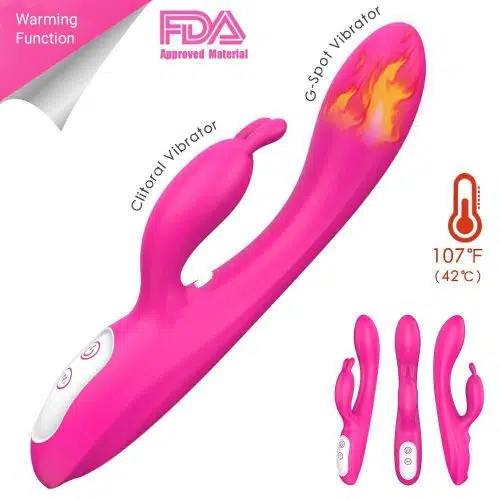 Ultimate Luxury Coelho Aquecimento Vibrador Adulto Luxo