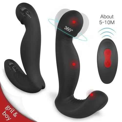 Unisex 360 Premium Anal Vibrator With Remote Adult Luxury