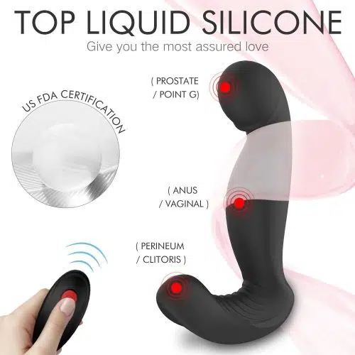 Unisex 360 Premium Anal Vibrator With Remote Adult Luxury