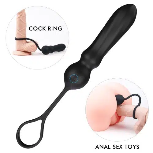 Unisex Magic Vibe 5 em 1 Vibrando Anal Sex Toy Adulto Luxo